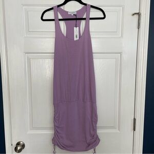 Michael Stars Scoop Neck Racerback Dress in Lavender